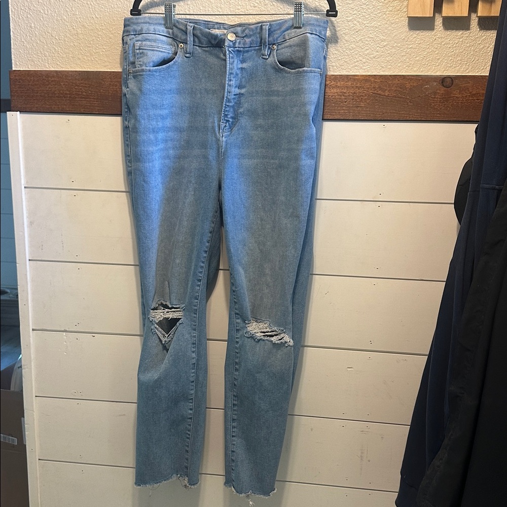 Good American Good Legs Straight Leg
